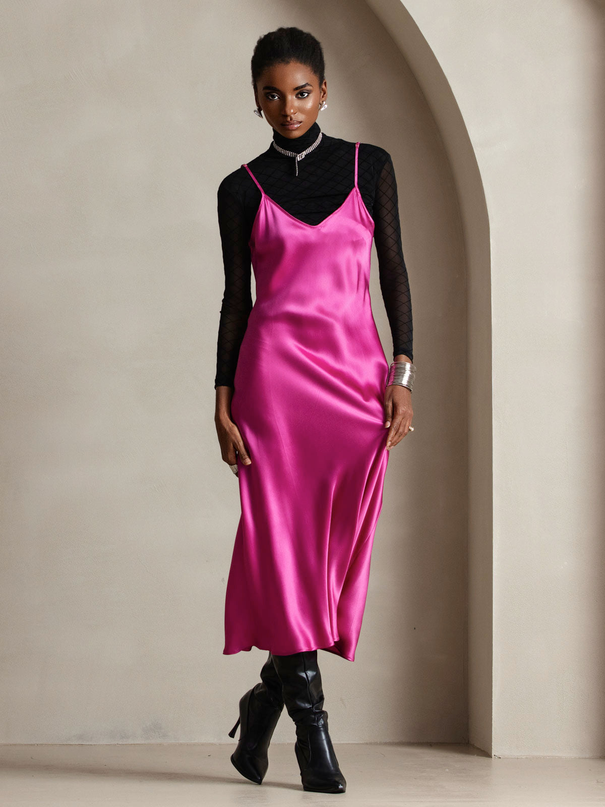 Spaghetti Strap Long Dress
