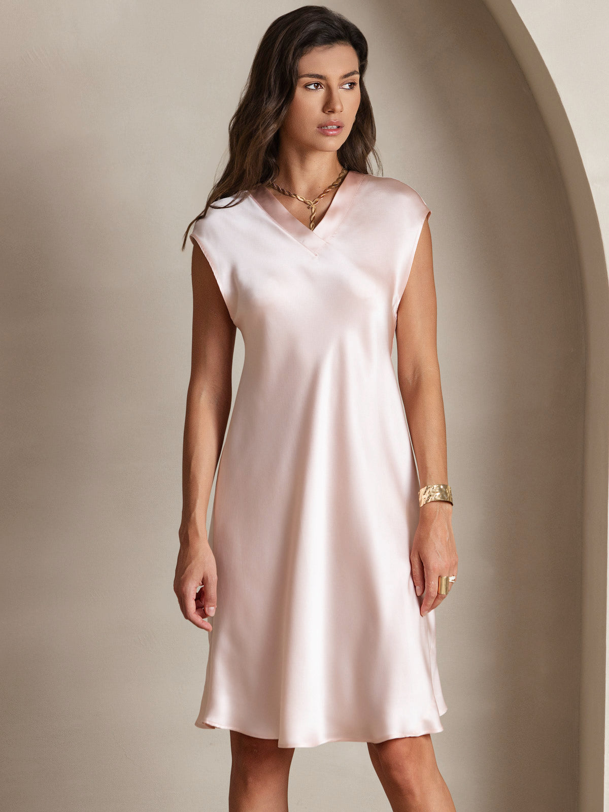 Style ™ | Elegant Short Sleeves Dress