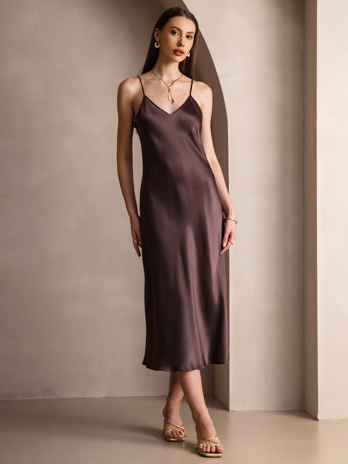 Spaghetti Strap Long Dress