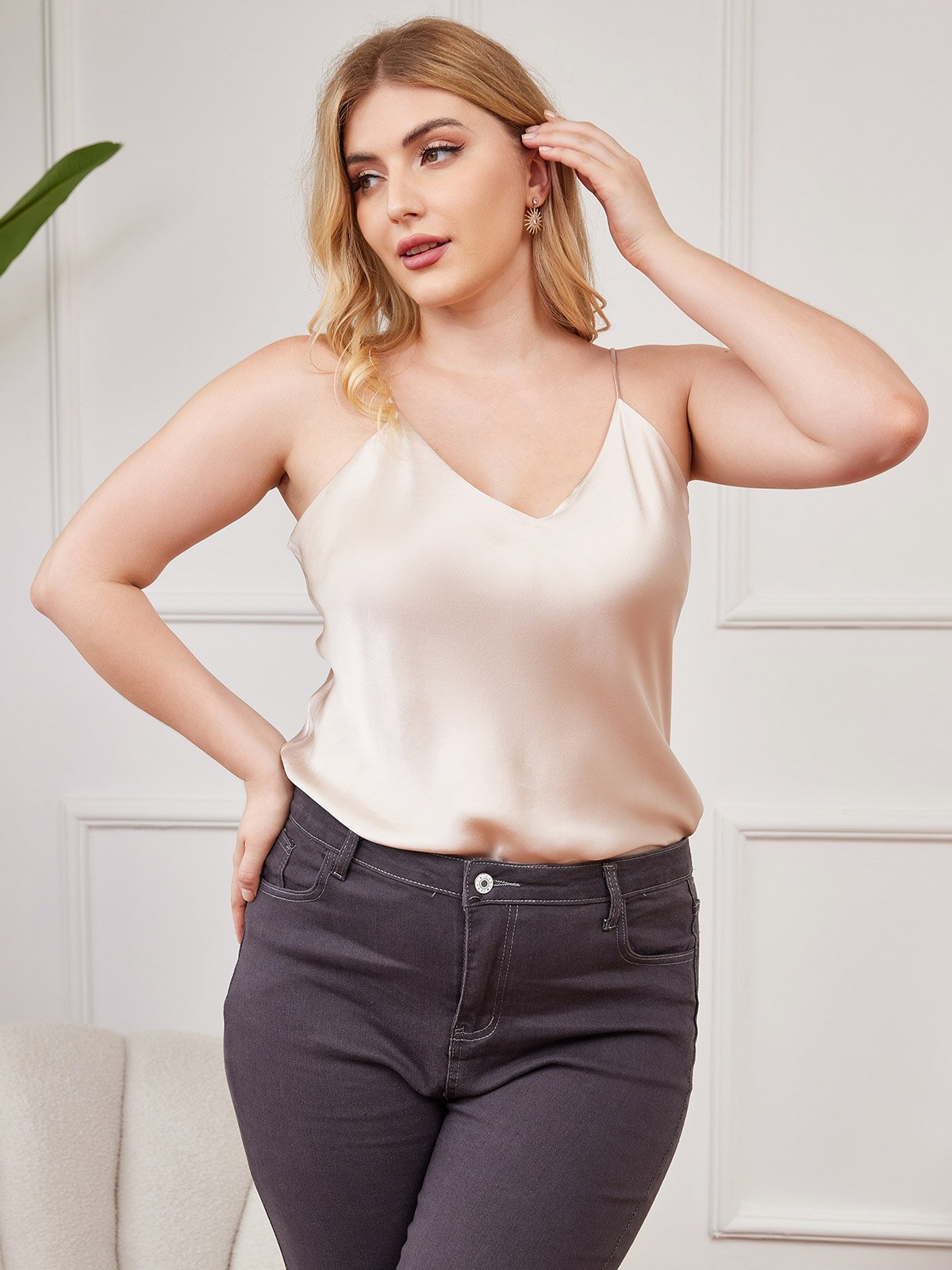 Style ™ | Spaghetti Strap Plus Size Camisole