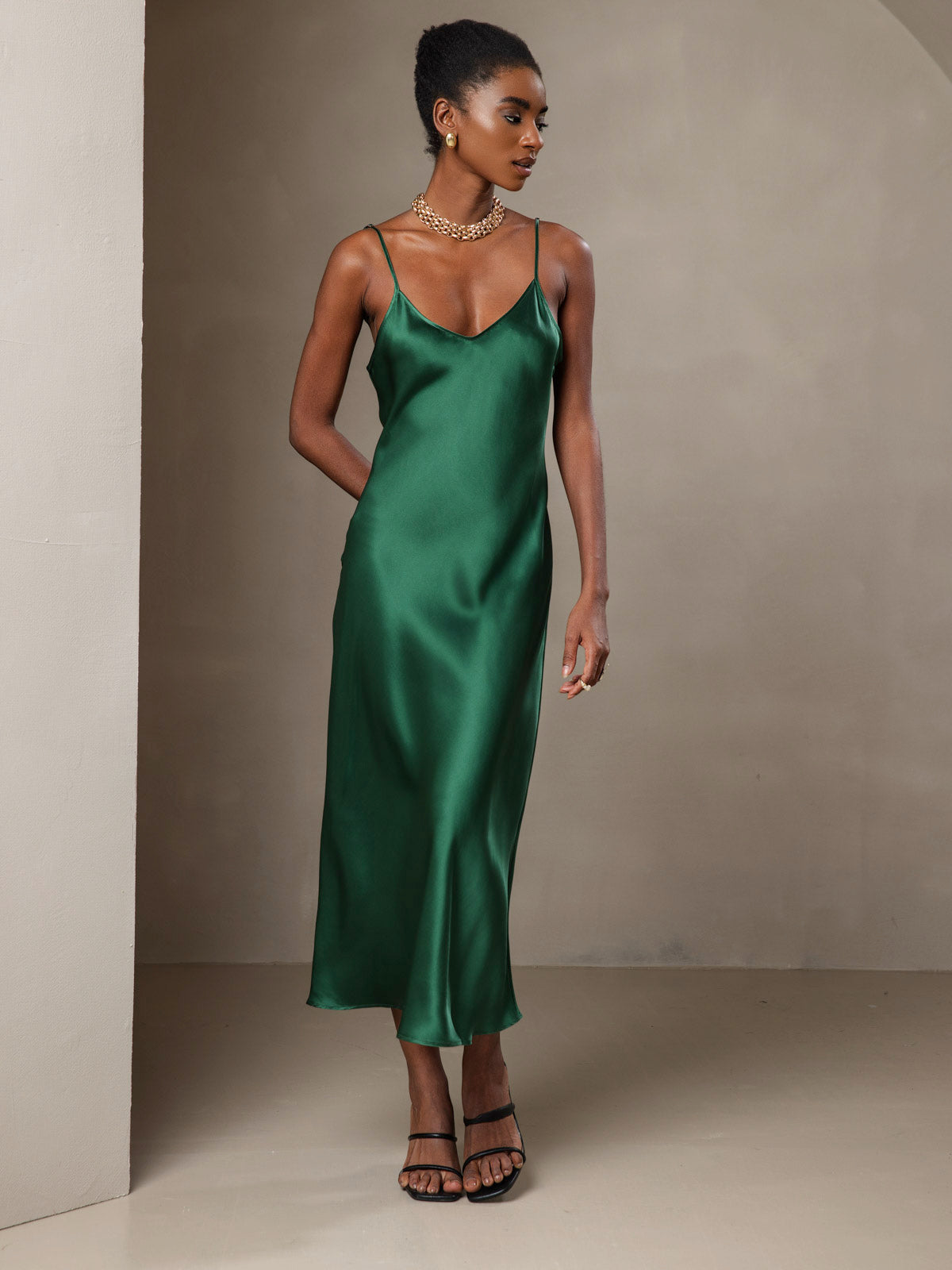 Spaghetti Strap Long Dress