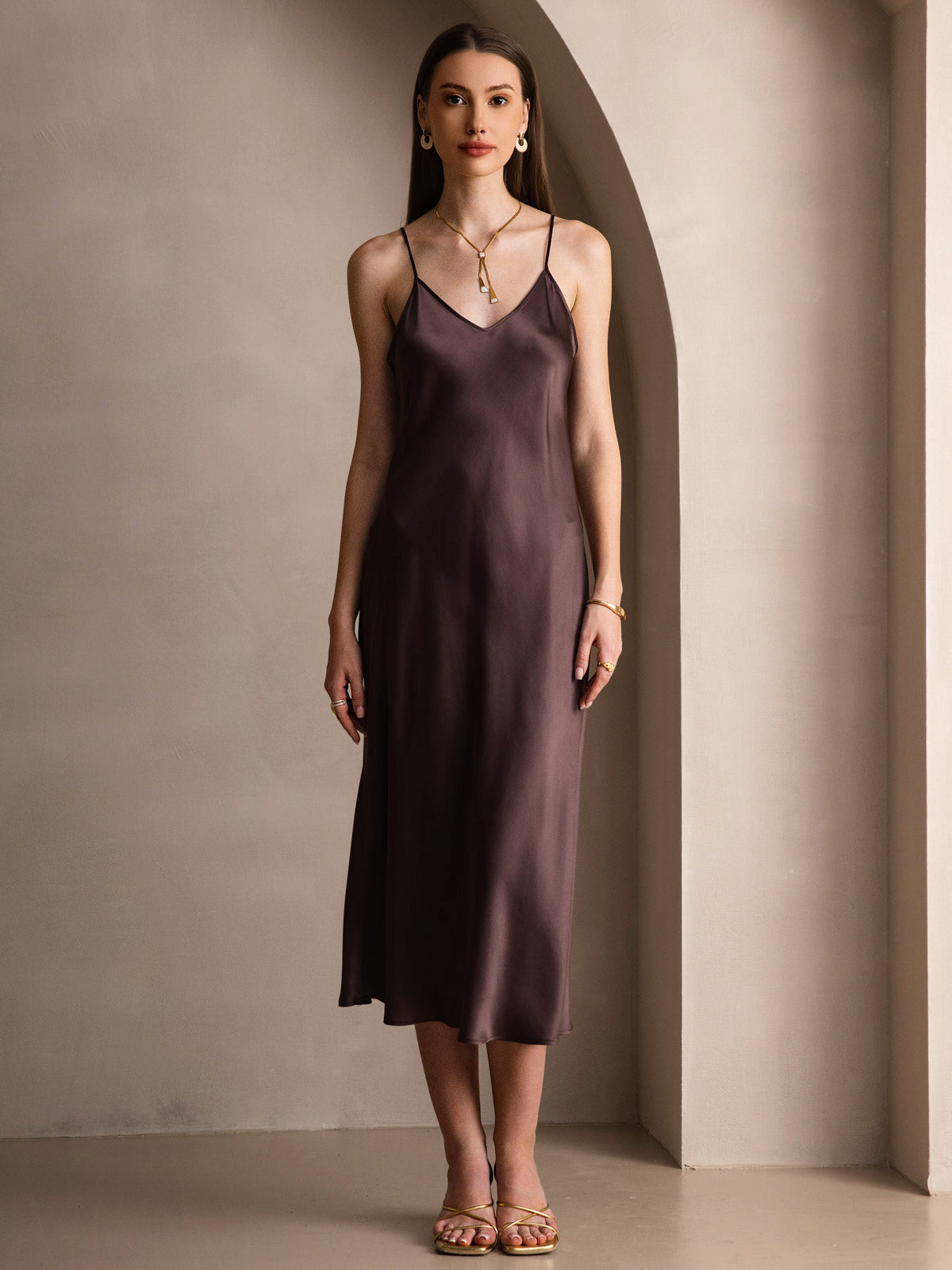 Spaghetti Strap Long Dress
