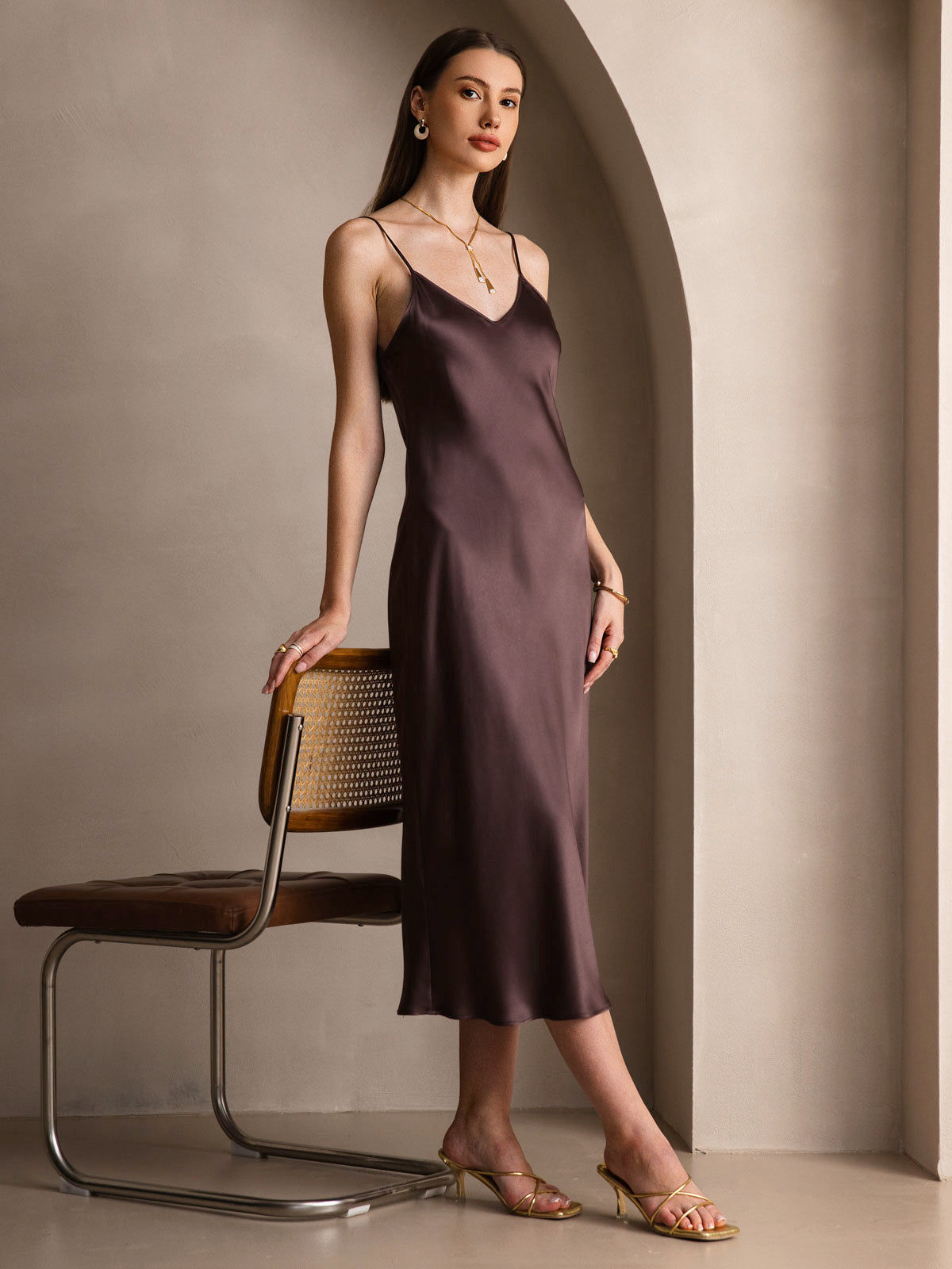 Spaghetti Strap Long Dress