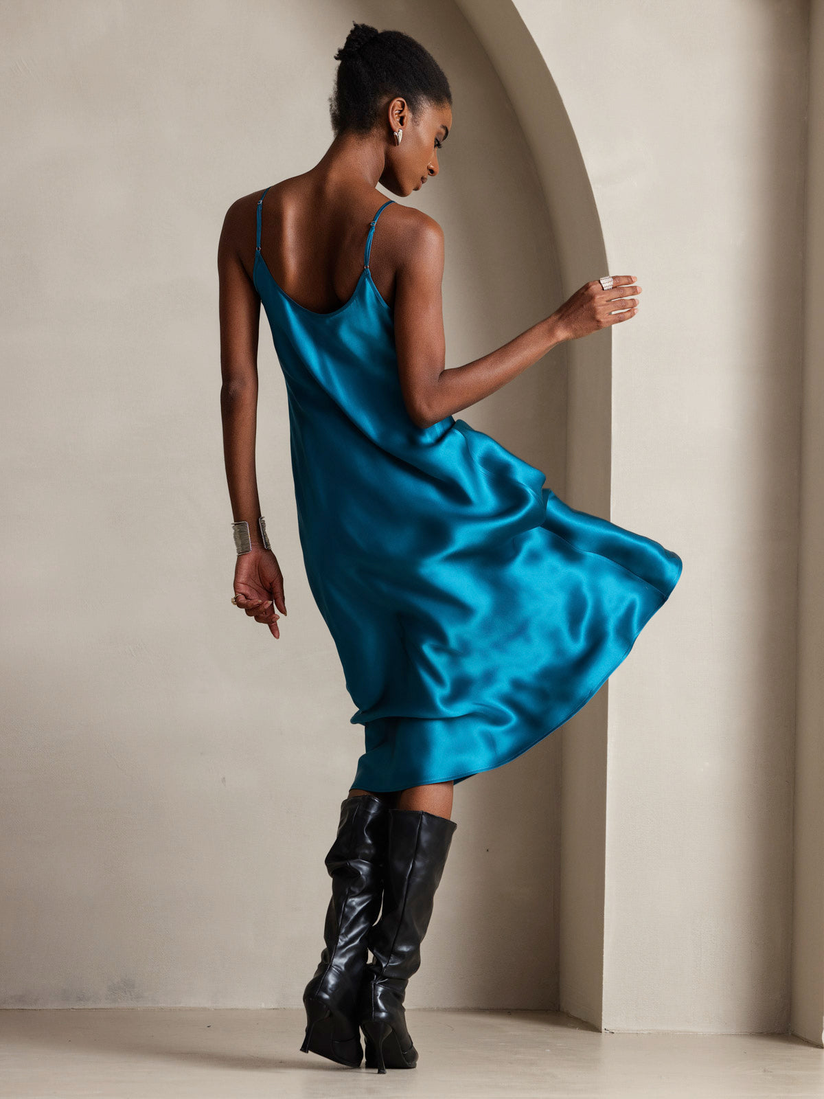 Spaghetti Strap Long Dress