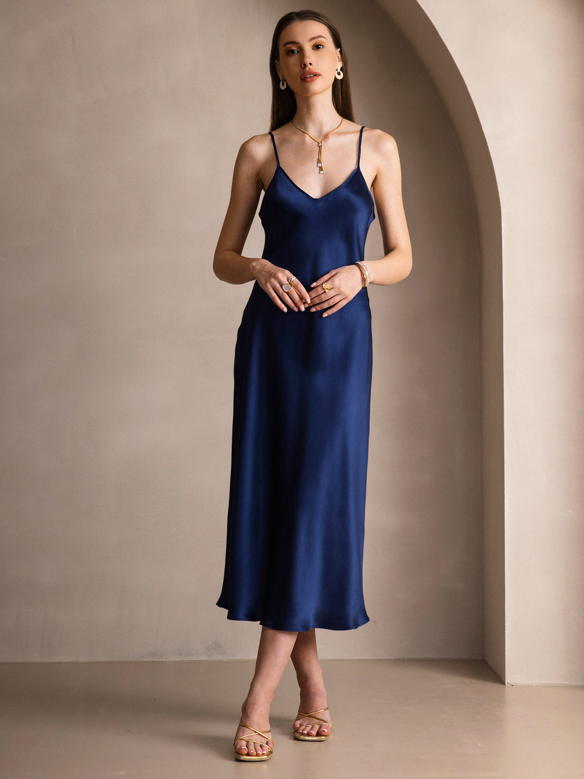 Spaghetti Strap Long Dress