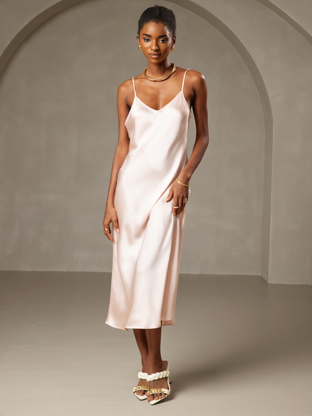 Spaghetti Strap Long Dress