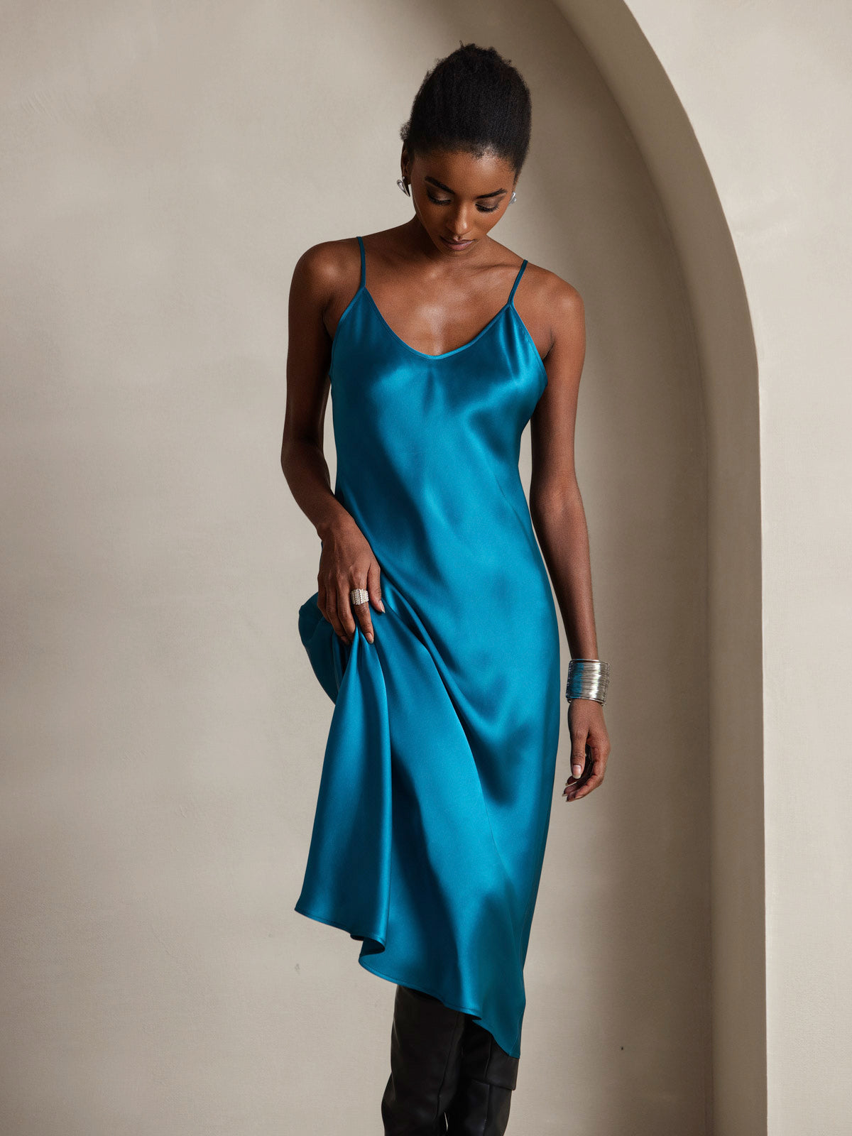 Spaghetti Strap Long Dress