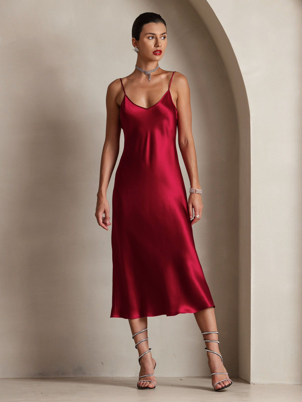 Spaghetti Strap Long Dress