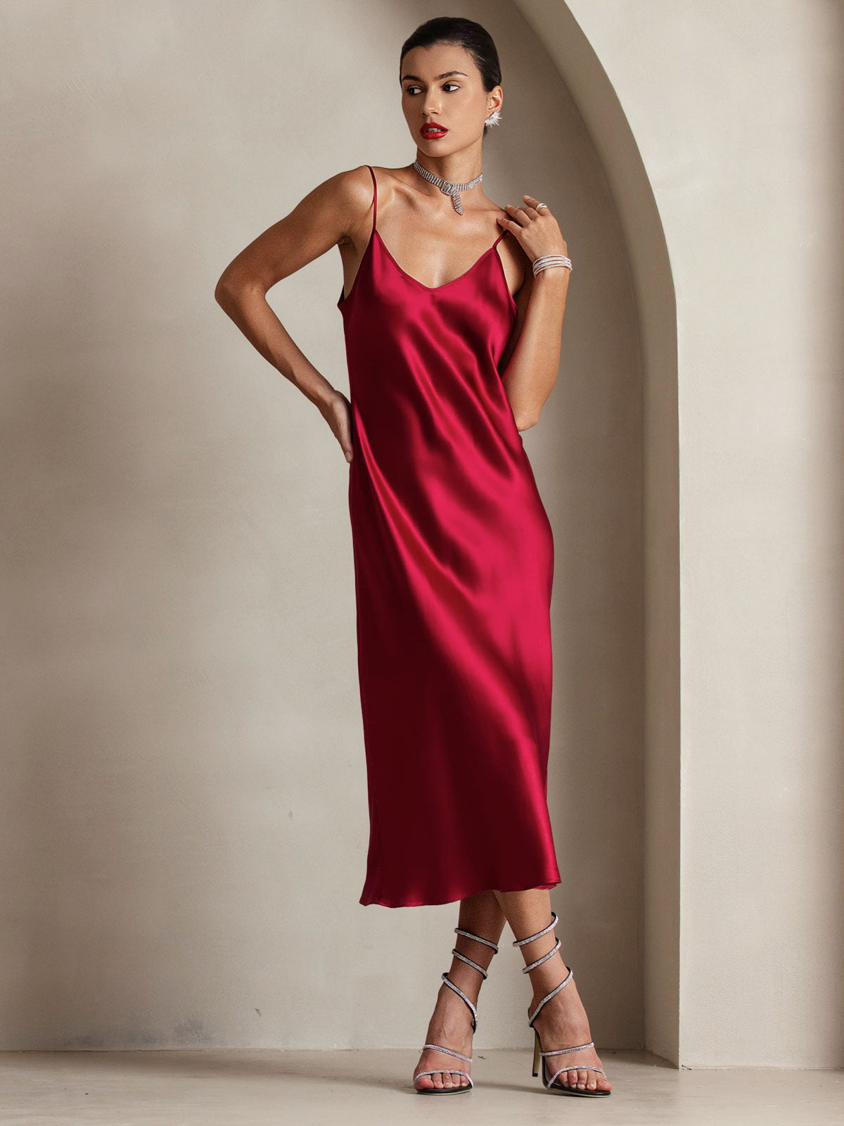 Spaghetti Strap Long Dress