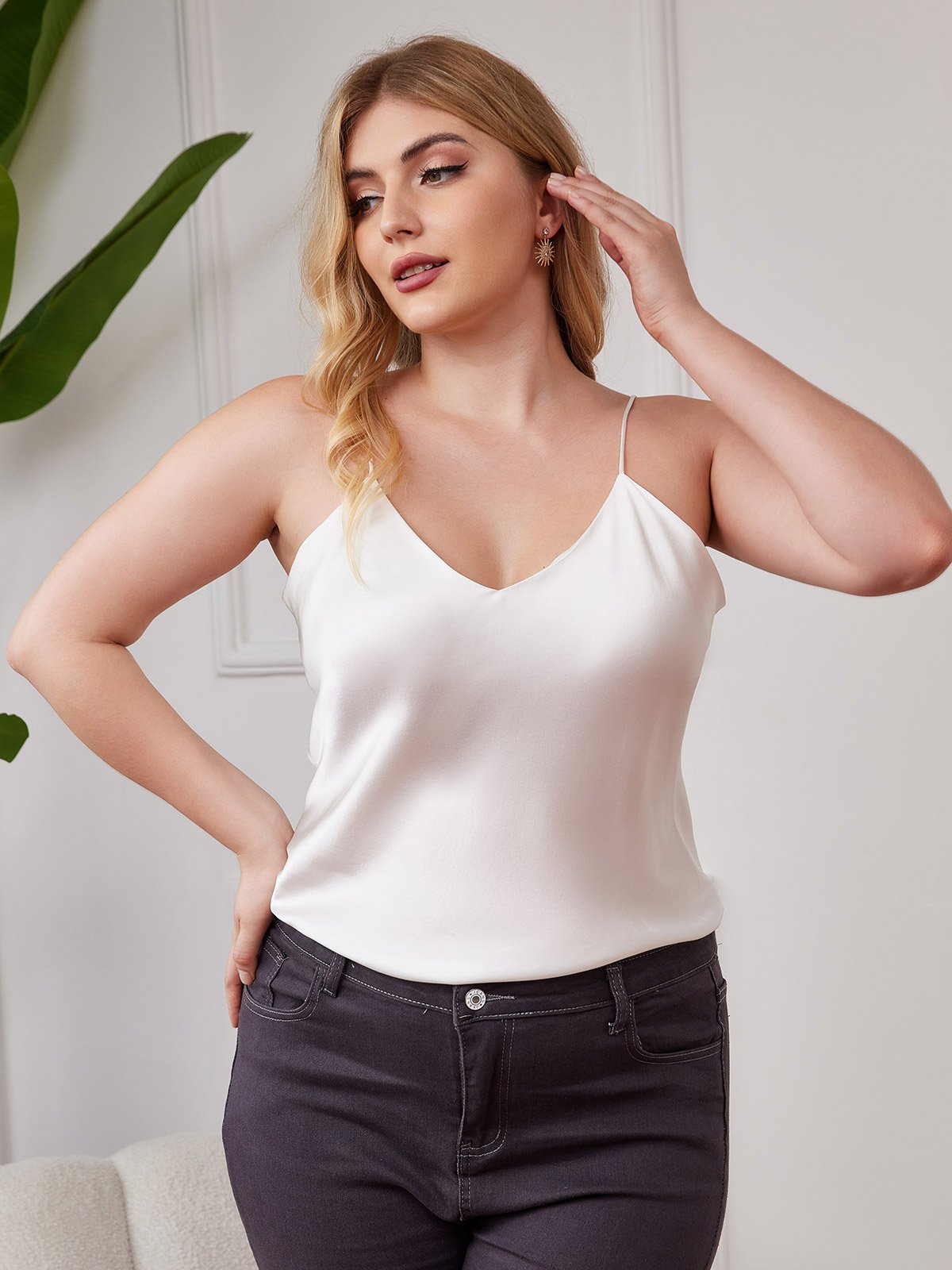 Style ™ | Spaghetti Strap Plus Size Camisole