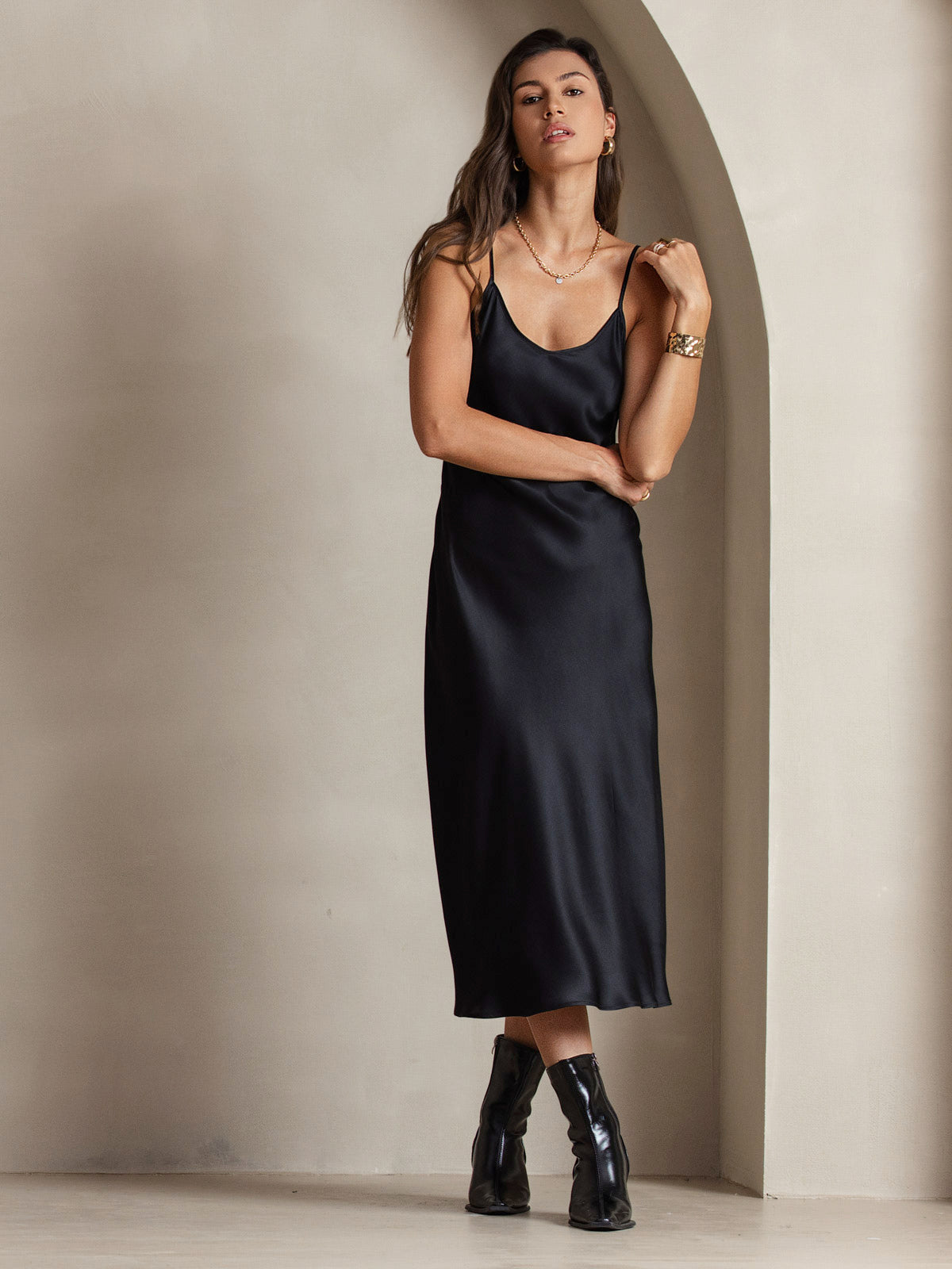 Spaghetti Strap Long Dress