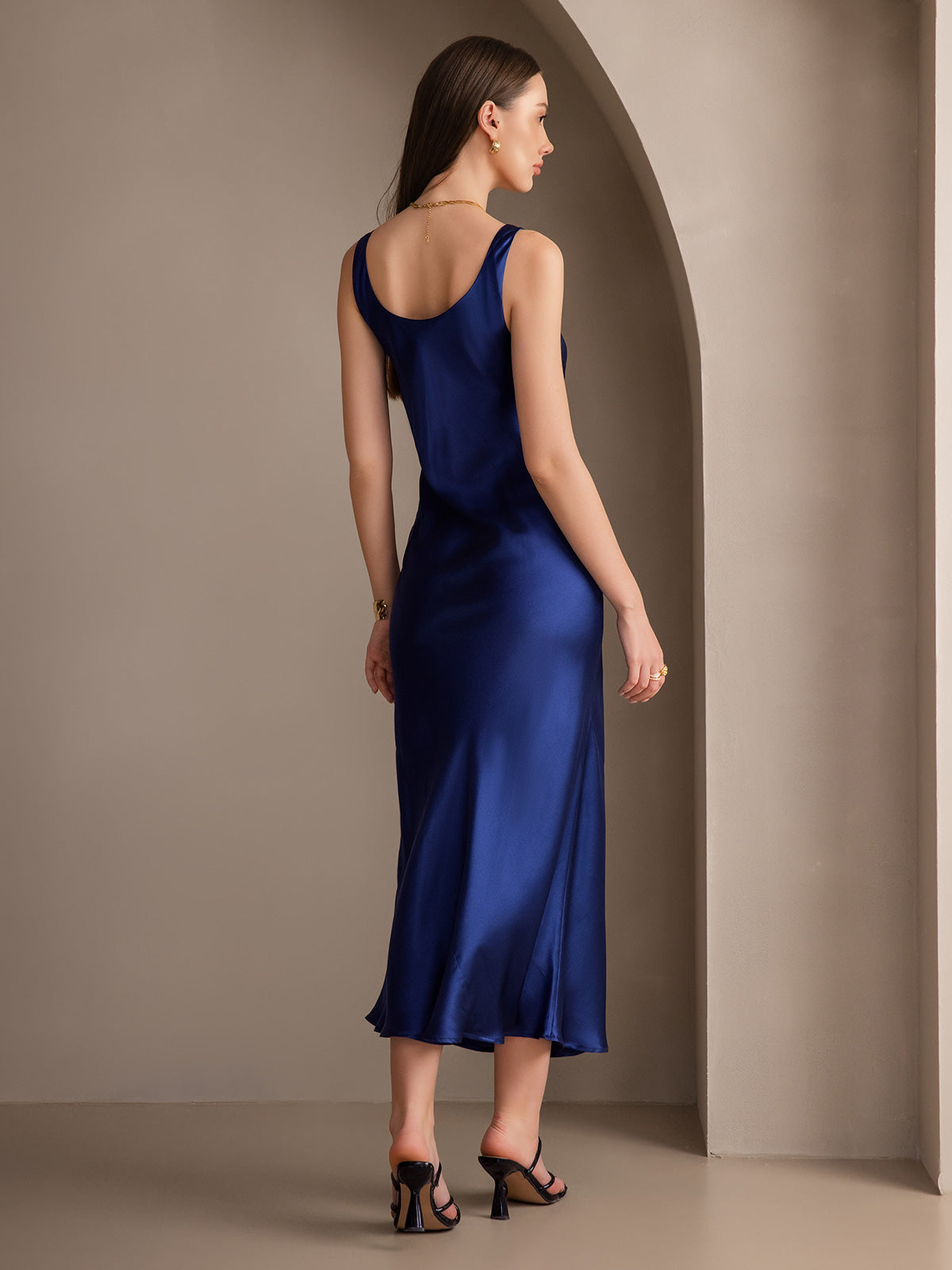 Style ™ | Cowl Neck Slip Long Dress