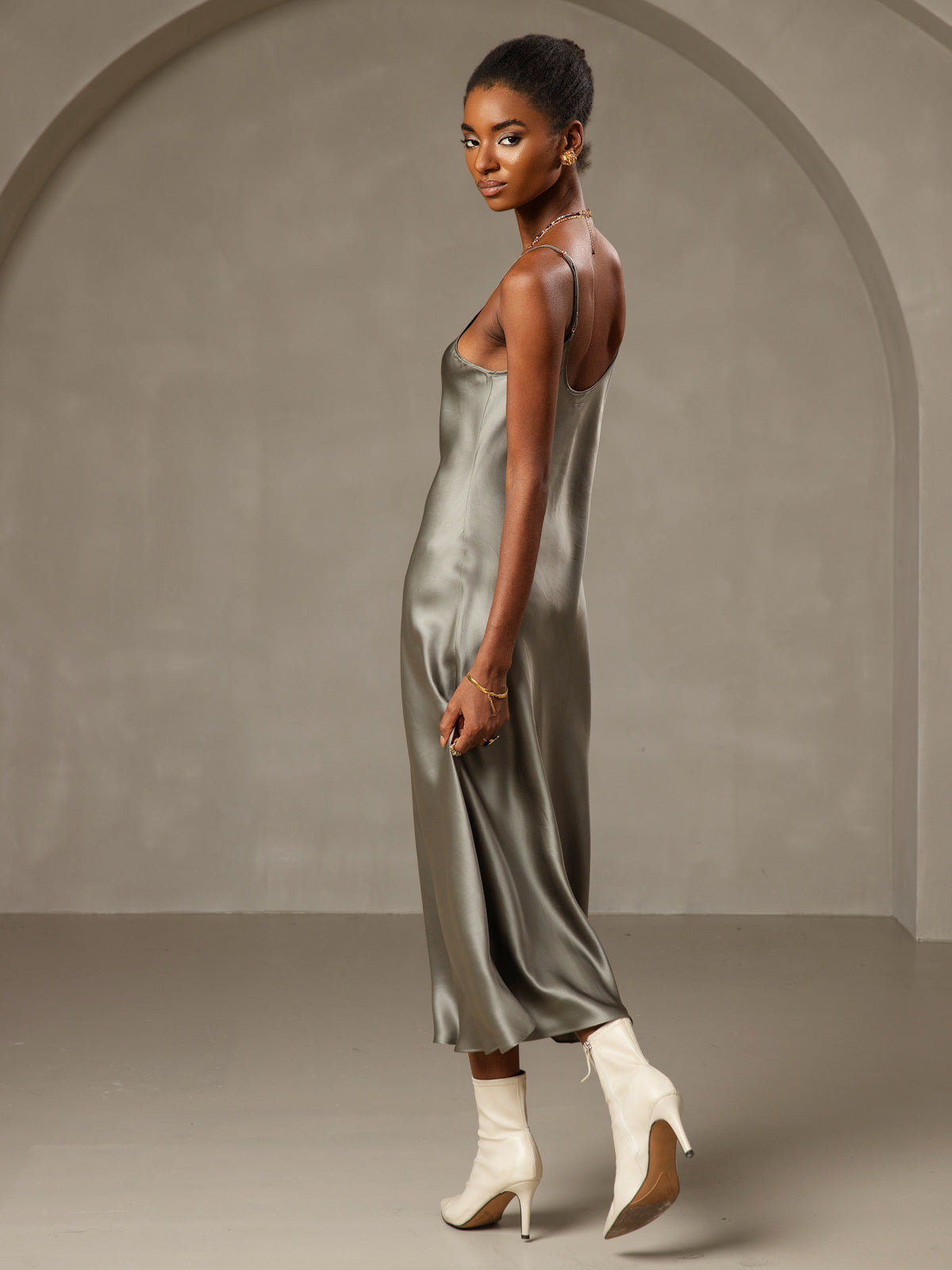 Spaghetti Strap Long Dress