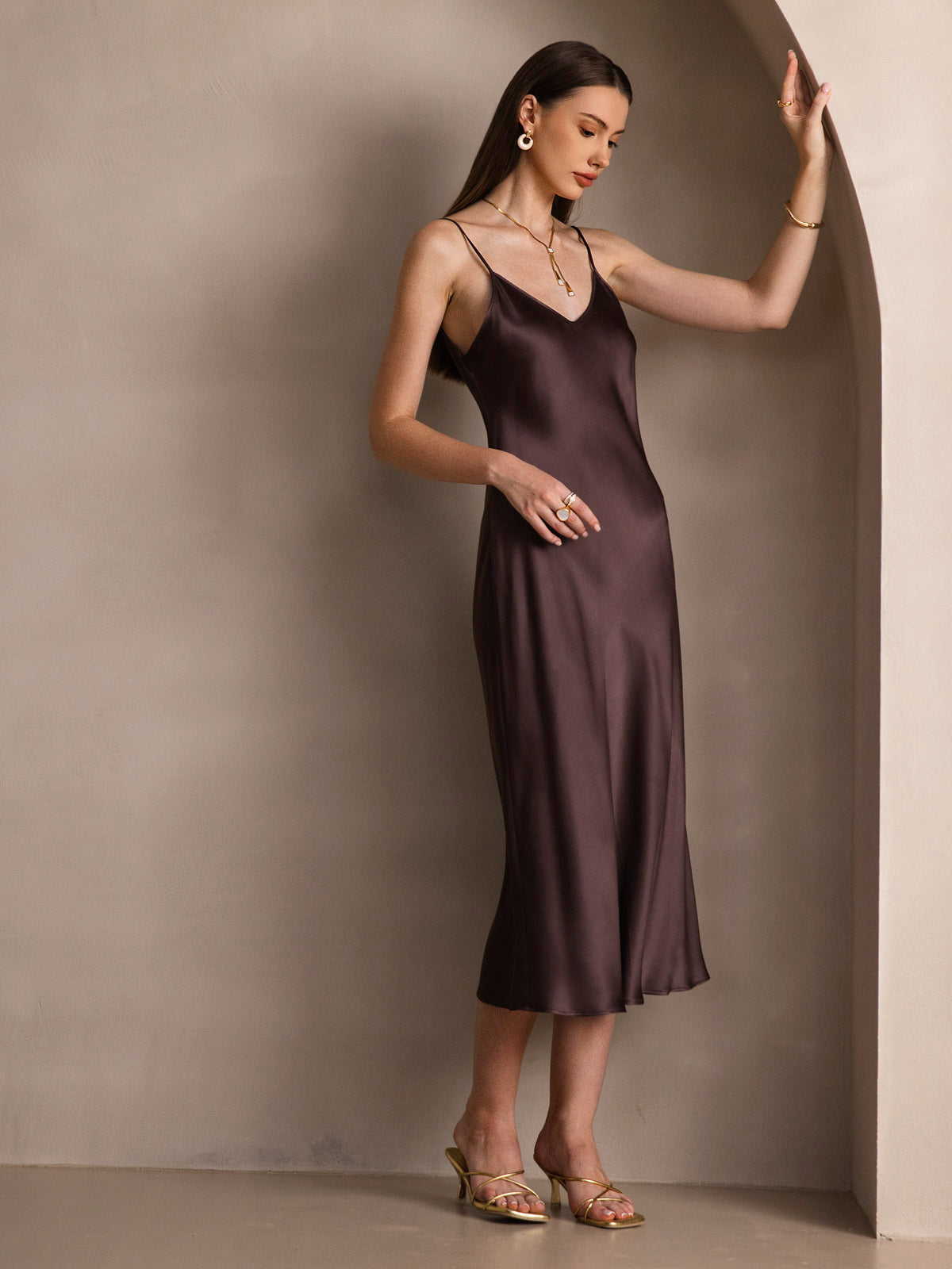 Spaghetti Strap Long Dress