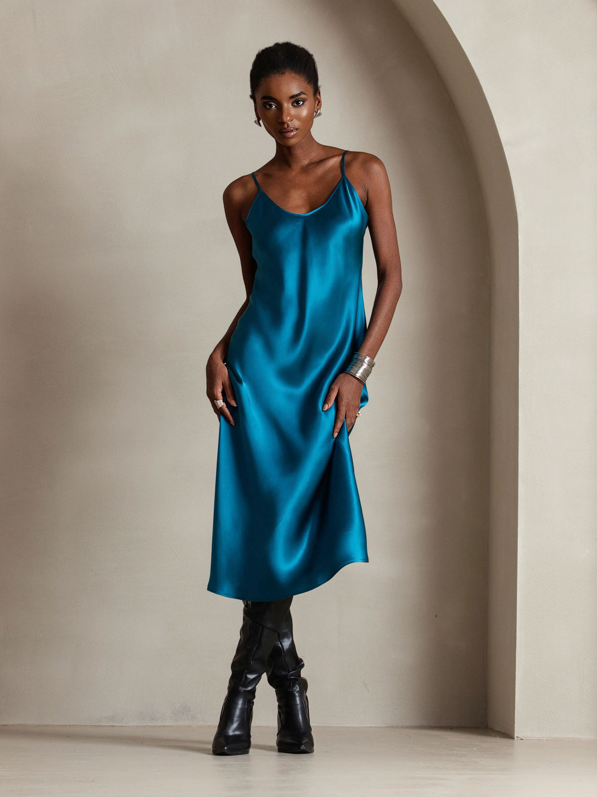 Spaghetti Strap Long Dress