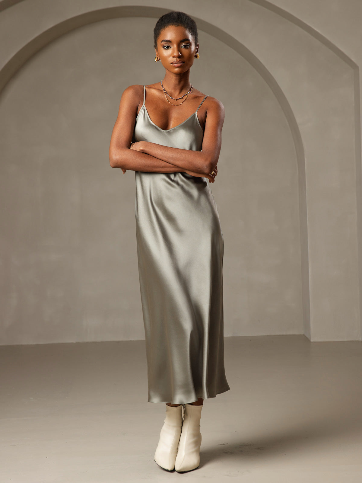 Spaghetti Strap Long Dress