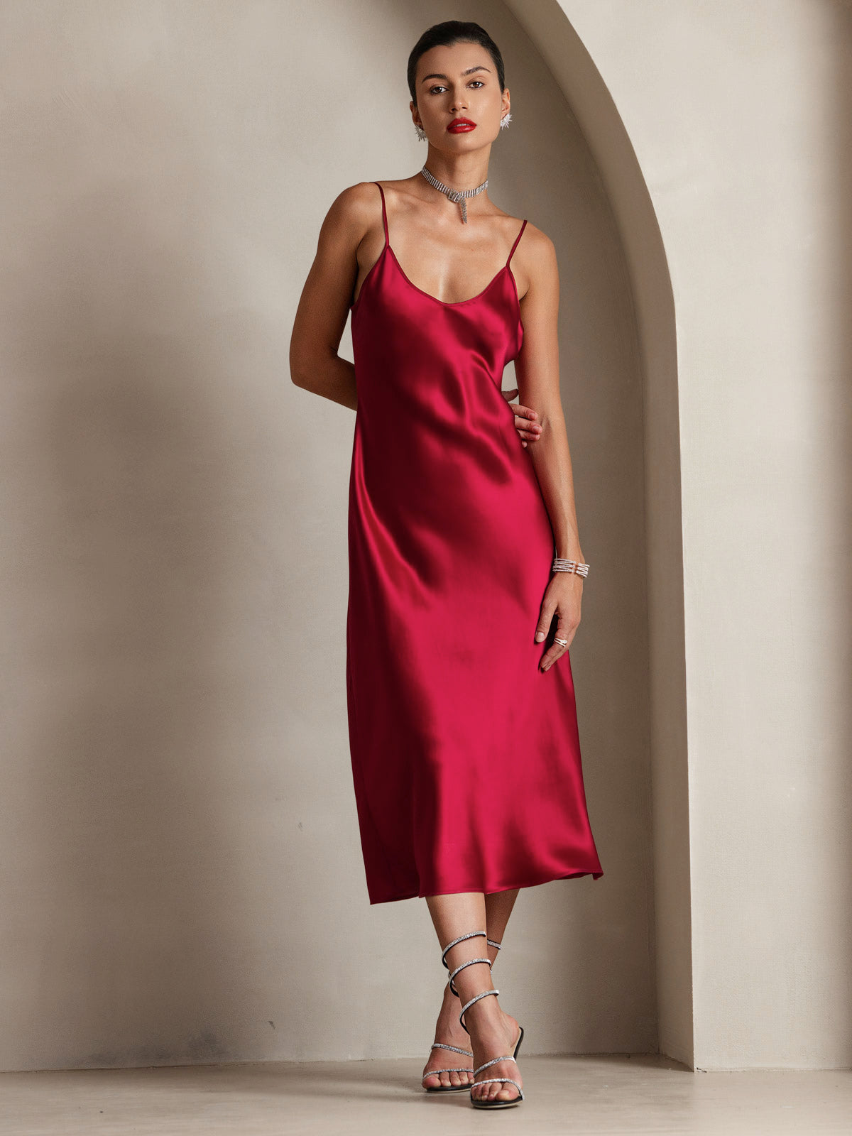 Spaghetti Strap Long Dress