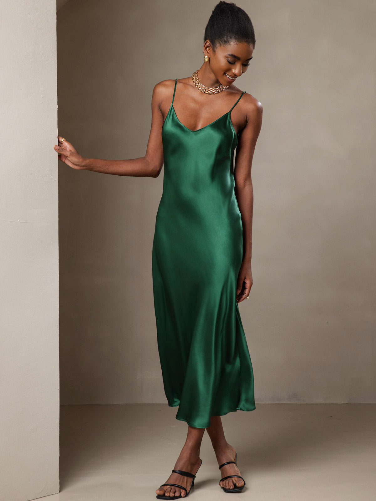 Spaghetti Strap Long Dress