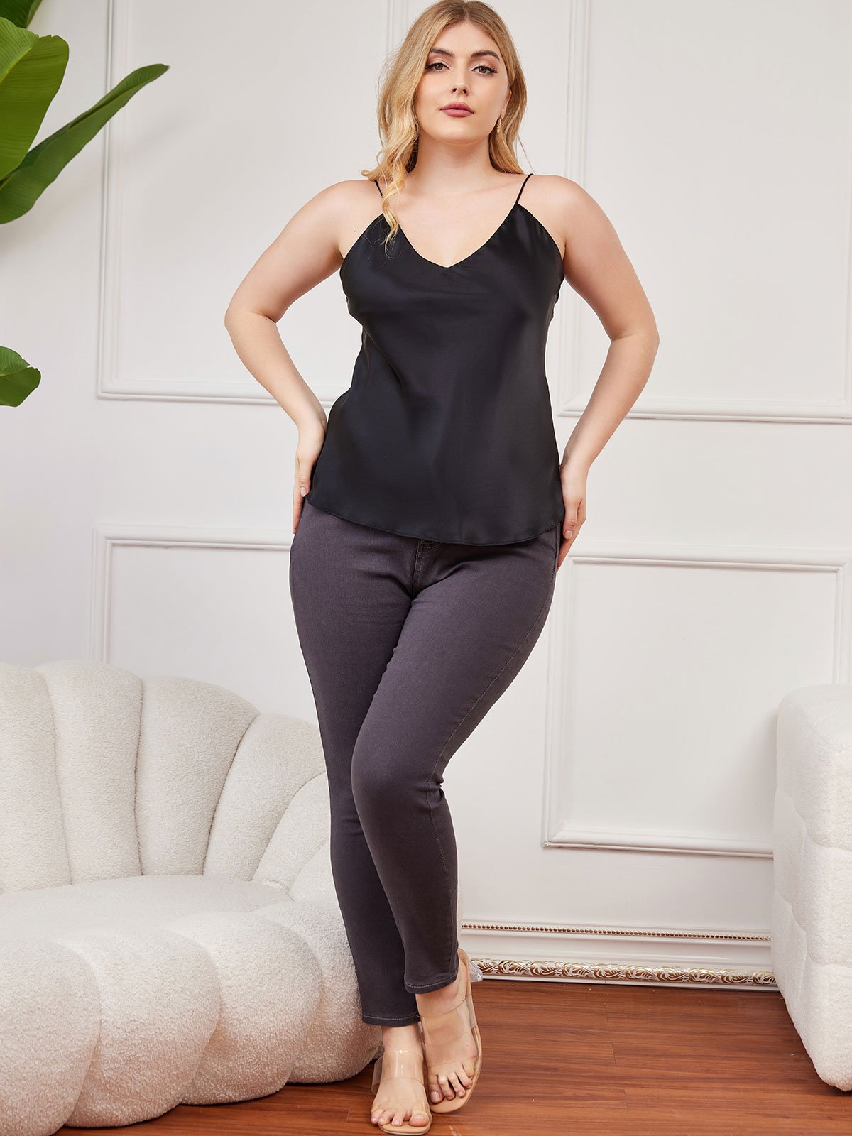 Style ™ | Spaghetti Strap Plus Size Camisole