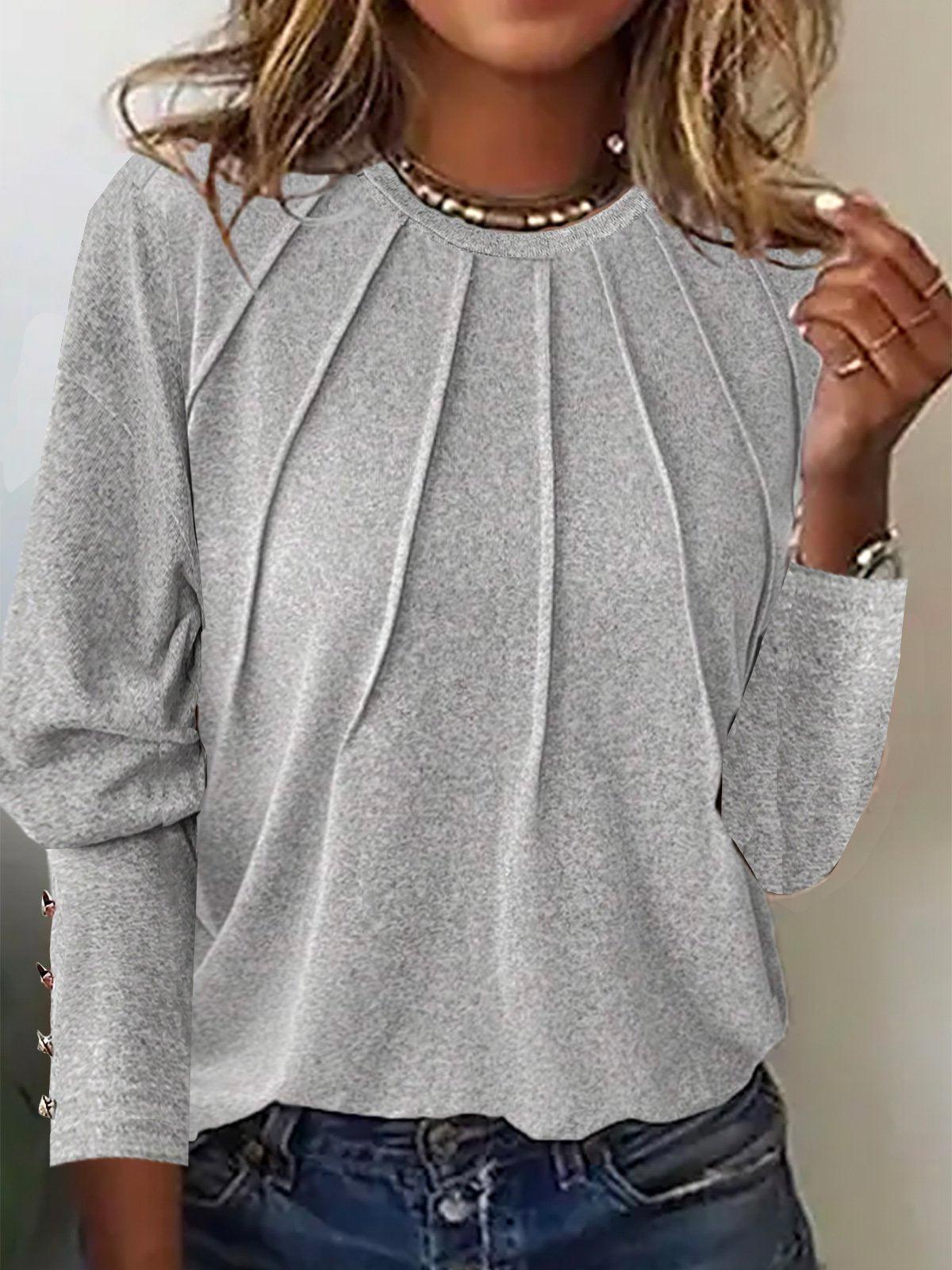 Style ™ | Distinctive Grey Plain Top