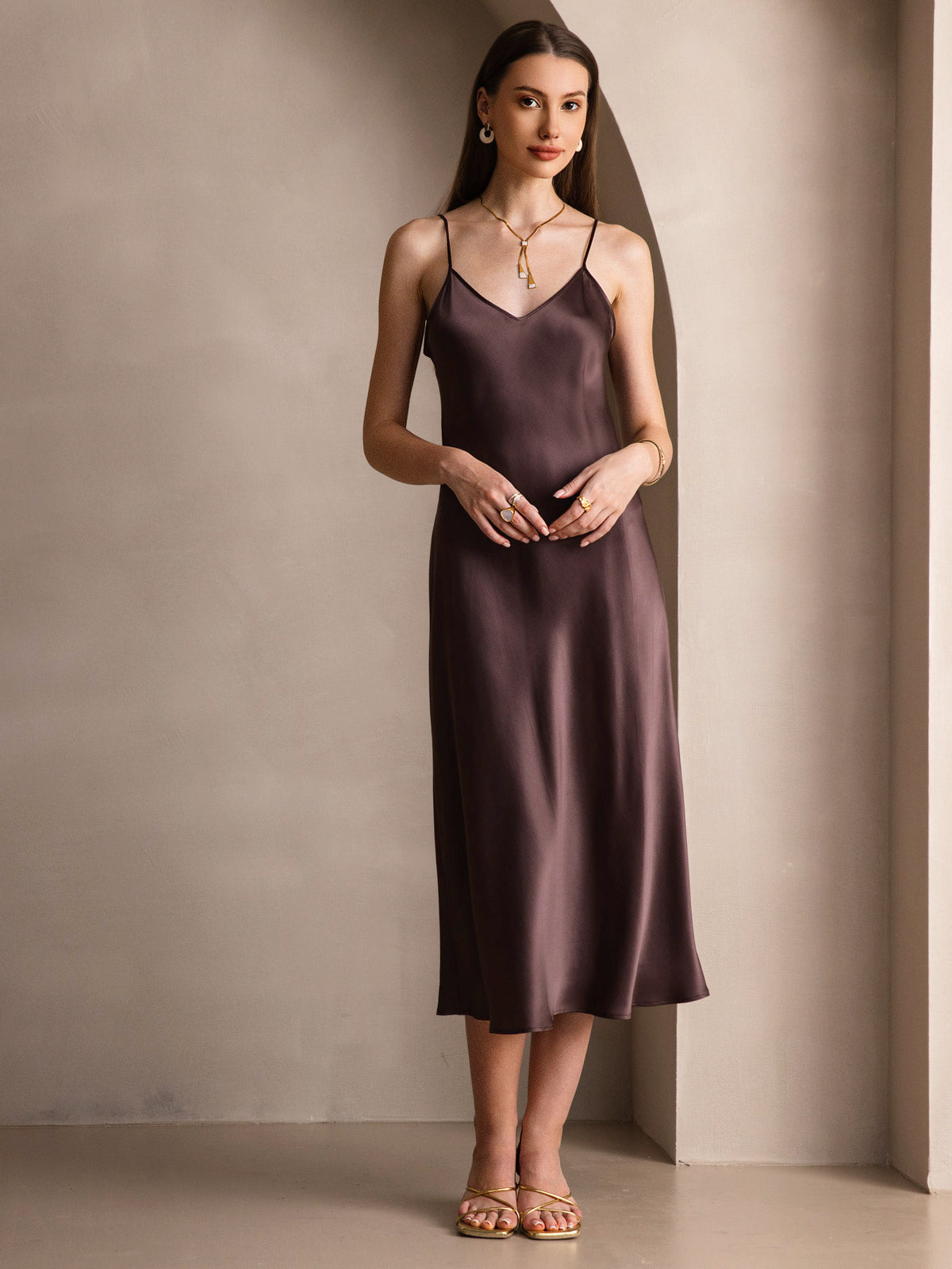 Spaghetti Strap Long Dress