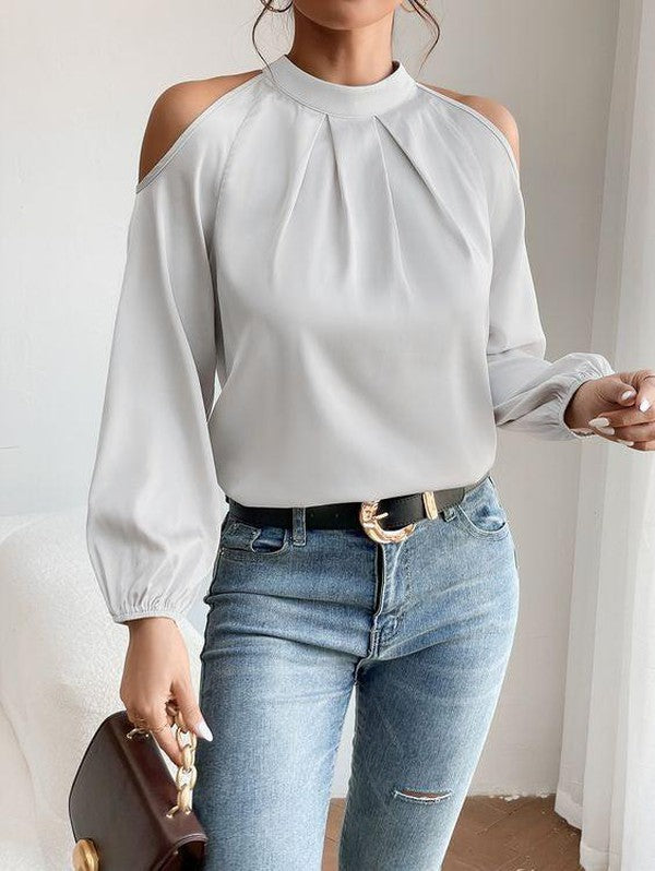 Style ™ | Special Cold Shoulder White Top