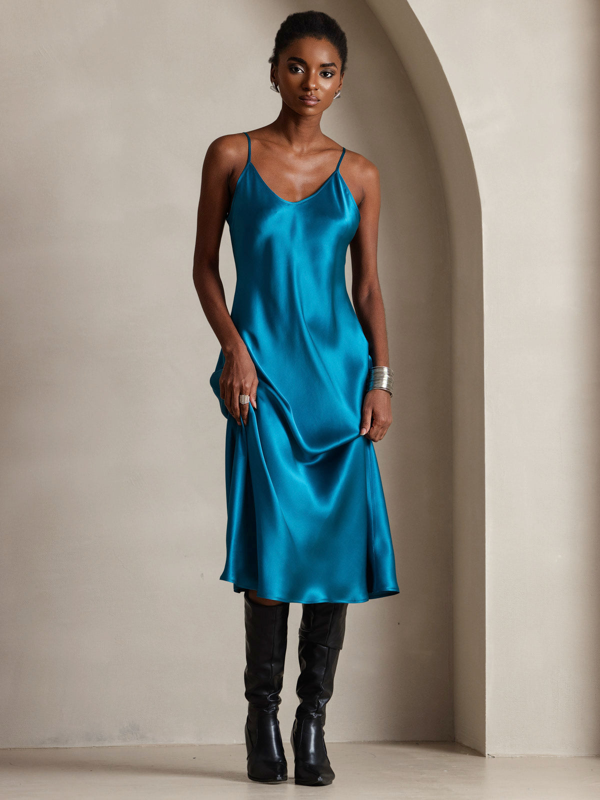 Spaghetti Strap Long Dress