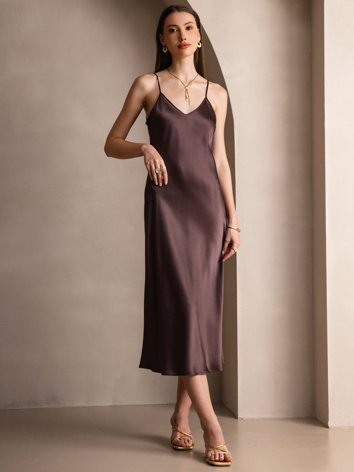 Spaghetti Strap Long Dress