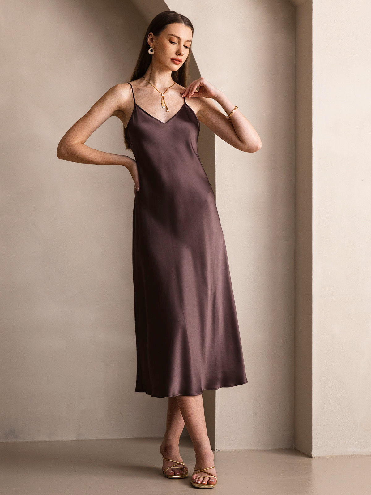 Spaghetti Strap Long Dress