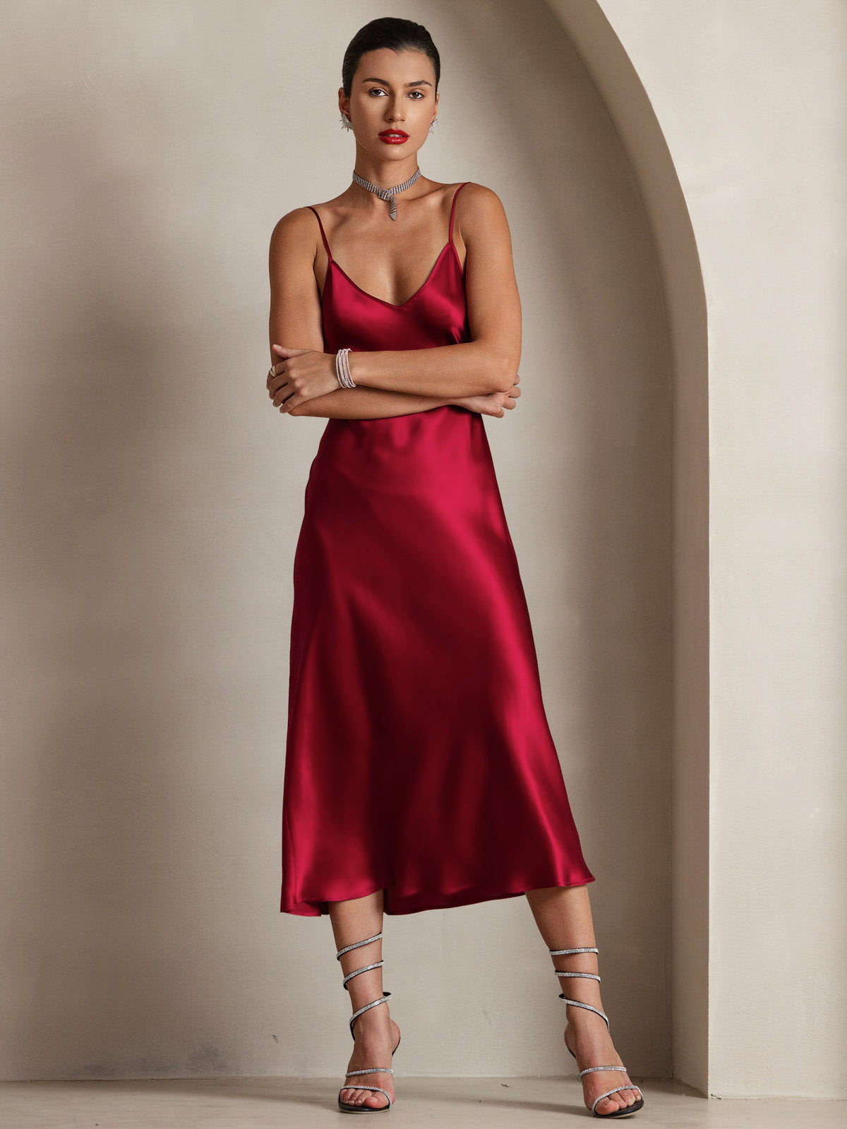 Spaghetti Strap Long Dress