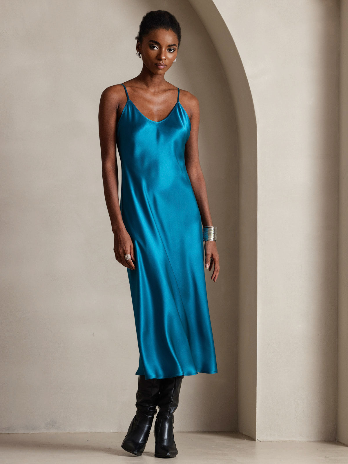Spaghetti Strap Long Dress
