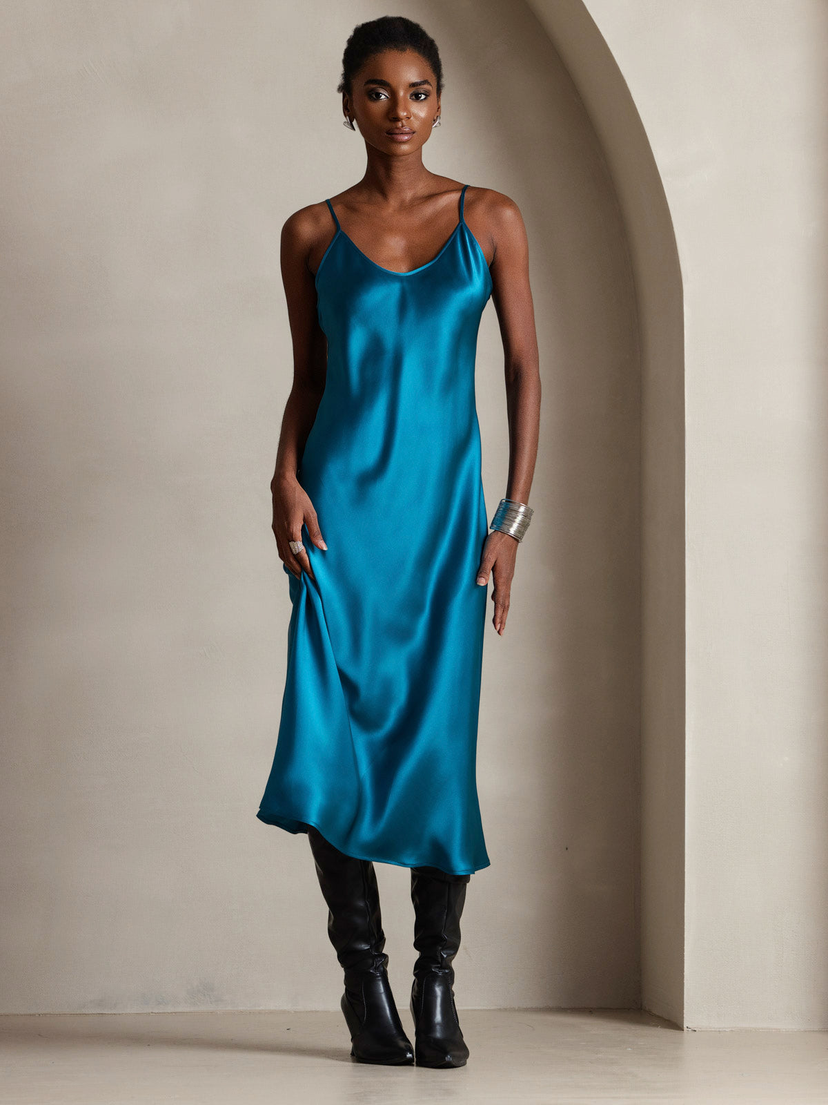 Spaghetti Strap Long Dress