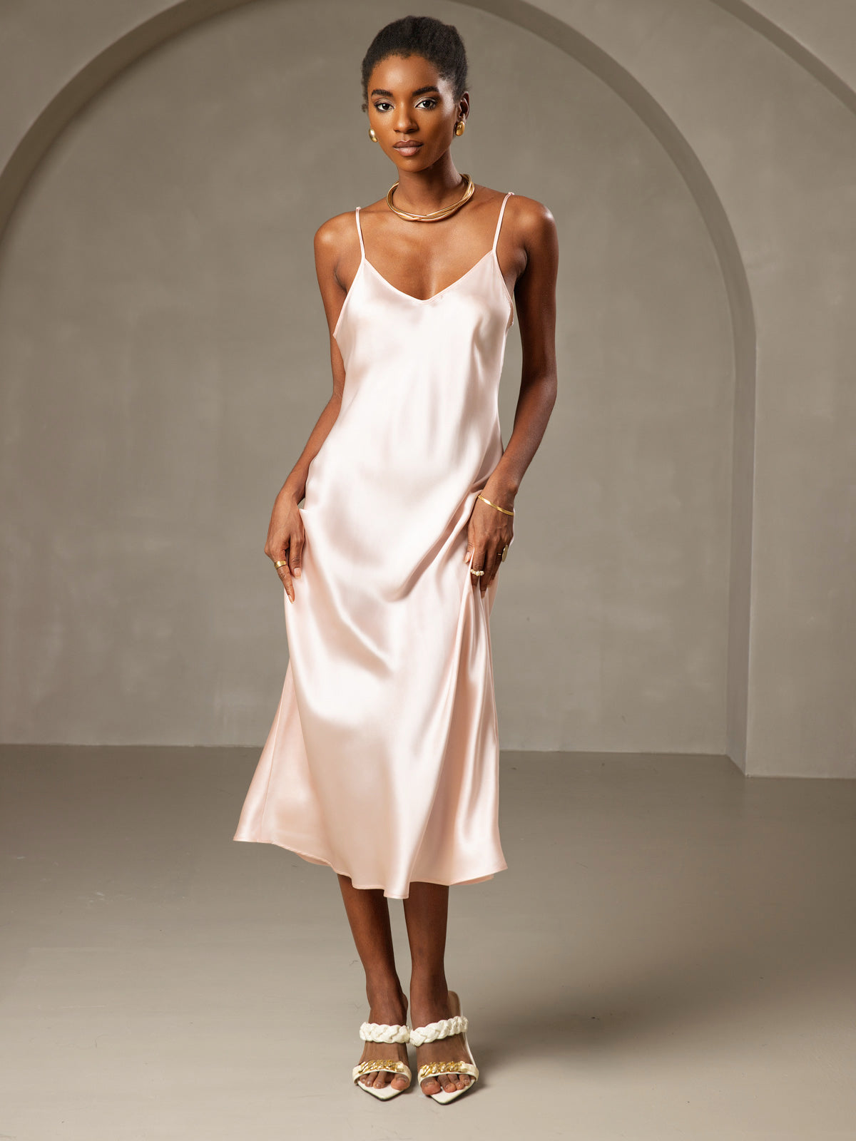 Spaghetti Strap Long Dress