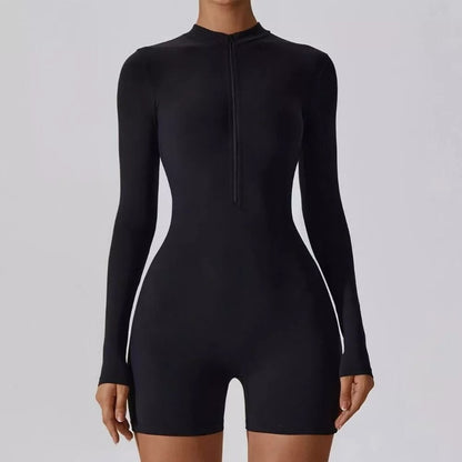 Long Sleeve Workout Tracksuit Zipper